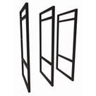 3 Suporte Prateleira Nicho Duplo Estilo Industrial Suspensa Parede Teto 60x28cm