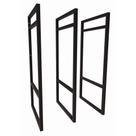 3 Suporte Prateleira Nicho Industrial Suspensa Parede Teto Preto 3 Suporte Prateleira Nicho Industrial Suspensa Parede Teto Preto