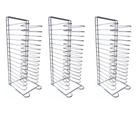 3 Suportes Organizador Para Forma De Pizza 25 A 35 Cm-rack 3 Suportes Organizador Para Forma De Pizza 25 A 35 Cm-rack