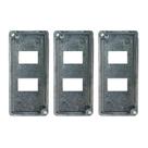 3 Tampa P/condulet 1 Polegada Múltiplo 2 Tomada Rj Sieg