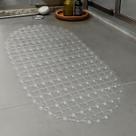 3 Tapete Box Banheiro Ventosa Antimofo PVC 34x64 Oval Ess