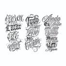 3 Tatuagens Temporárias Frases 2