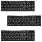 3 Teclado Sem Fio TC607 USB 2.4GHz ABNT2 Preto Multilaser