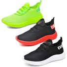 3 Tênis Colmeia Masculino Esportivo Preto Verde