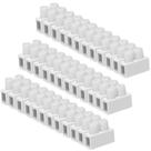 3 Terminal TBS-10A Para Cabo 6,0mm² Flexível ou 10mm² Fio Rígido 12 Conectores