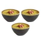 3 Tigelas De Sobremesa 11cm Rustic 100% Melamina Gourmet Mix 3 Tigelas De Sobremesa 11cm Rustic 100% Melamina Gourmet Mix