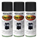 3 Tinta Spray Alta Temp Churrasqueira 650c Antiferrugem