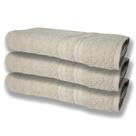 3 Toalhas Super Felpudas Grande E Grossa Algodão 80x150 Bege 3 Toalhas Super Felpudas Grande E Grossa Algodão 80x150 Bege