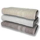 3 Toalhas Super Felpudas Grande E Grossa Algodão 80x150 Bg+br+cz 3 Toalhas Super Felpudas Grande E Grossa Algodão 80x150 Bg+br+cz