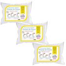 3 Travesseiro Pluminhas Baby - 30 x 40