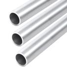 3 Tubo Inox Polido 5/8 (15,87 Mm) Parede 1,2mm Barra 40cm