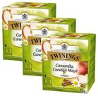 3 twinings of london camomila canela e maça 15g - 10 sacos