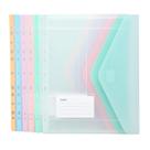 3 Un. Divisória Colorida Para Pasta De Documentos E Arquivos 3 Un. Divisória Colorida Para Pasta De Documentos E Arquivos
