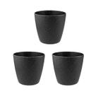 3 un Vaso plantas colmeia decorativo flor G Preto