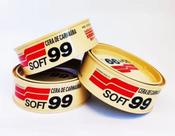3 unidades Cera de Carnaúba 100g - Soft99 e Brinde (Microfibra)