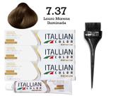 3 Unidades Coloração 7.37 Louro Morena Iluminada Itallian Color 3 Unidades Coloração 7.37 Louro Morena Iluminada Itallian Color