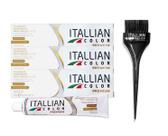 3 Unidades Coloração Itallian Color 7.31 Louro Dourado Cinza 3 Unidades Coloração Itallian Color 7.31 Louro Dourado Cinza