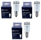 3 unidades de Lâmpada Led E14 Original Electrolux 1,4w serve todas Geladeiras e Refrigeradores