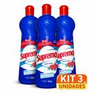 3 unidades Limpador Multiuso Desengordura Remove Manchas Perfumado Suprema Tradicional 500mL