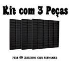 3 Unidades Porta Carrinho Miniaturas Estante Expositor Mdf