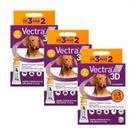 3 Vectra 3d Antipulgas E Carrapatos Ceva Para Cães 1,5 A 4kg