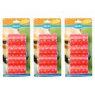 3 Vermelho Refil Cata Caca C/ 4 Rolos De 20 Sacolas Chalesco