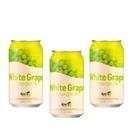 3 Vinhos de Arroz Gaseificado Coreano Makgeolli Uva Lata 350ml