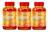 3 Vitamina C 1000mg + Zinco 10mg - 60 Cáps Biofor - 180 Caps