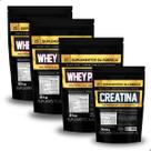 3 Whey ISO Blend 2Kg + Creatina 300g Suplemento da Fabrica