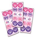 30 Adesivos Redondos Licenciados Kuromi My Melody Hello