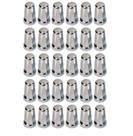 30 Capa De Porca Belga Cromada 18 19 21 22 24 27 30 32 33mm