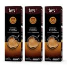 30 Cápsulas Três Corações, Café Forza (Intensidade 10)