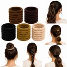 30 Elásticos nude De Amarrar Não Quebra O Cabelo Sem Costura 30 Elásticos nude De Amarrar Não Quebra O Cabelo Sem Costura