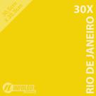 30 Folhas Color Plus 30,5x30,5cm 180g Rio De Janeiro Amarelo