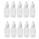 30 Frasco Plástico Conta Gotas 10ml com Tampa Lacre