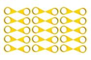 30 Indicador Porca Solta Amarelo Roda Caminhao 3/4 27mm