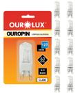 30 Lâmpadas Bipino 60w G9 Cor da Luz Amarelo 2800k 127v Ourolux