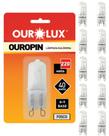 30 Lâmpadas Halógena Bipino G9 40w 220v Ourolux 2800k