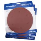 30 Lixas P/ Lixadeira De Parede 225mm Gramaturas 240/150/180