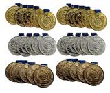 30 Medalhas Honra ao Mérito 3,4cm Ouro Prata Bronze com fita 30 Medalhas Honra ao Mérito 3,4cm Ouro Prata Bronze com fita