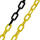 30 Mts De Corrente Zebrado Elo Pequeno Para Sinalizaçao 30 Mts De Corrente Zebrado Elo Pequeno Para Sinalizaçao