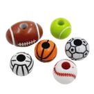 30 Peças Miçanga Bolinha De Esportes 7mm 25g 30 Peças Miçanga Bolinha De Esportes 7mm 25g