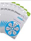 30 Pilhas Power One P675 Implant Plus - Implante Coclear 30 Pilhas Power One P675 Implant Plus - Implante Coclear