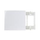 30 Placas Cegas Com Suporte Branca 4x4 Margirius 16022