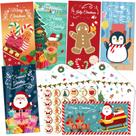30 Porta-Dinheiros de Natal Wakeys com Envelopes