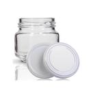 30 Potes Papinha 122ml Com Tampa Metálica Branca Multiuso 30 Potes Papinha 122ml Com Tampa Metálica Branca Multiuso