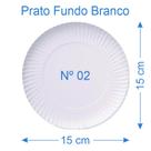 30 Prato de Bolo Salgado Fundo Branco Nº2 30 Prato de Bolo Salgado Fundo Branco Nº2