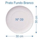 30 Prato de Bolo Salgado Fundo Branco Nº9 30 Prato de Bolo Salgado Fundo Branco Nº9