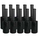 30 Rolos Filme Stretch Preto embala tudo 10cm x 120m com Manopla Giratória