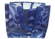 30 Sacolas de Ráfia Ecobag Retornável Grande 39x44x22cm Traços Ancestrais B4u
